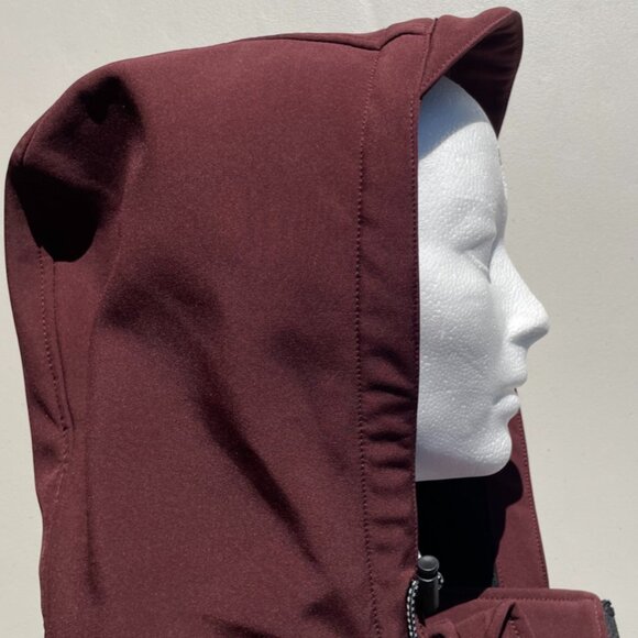 Point Zero mid-season hooded jacket for men. Plum color. Size L. - Picture 12 of 12